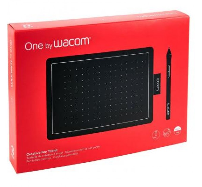Wacom Графічний планшет Wacom One by Small Black (CTL-472-N)
