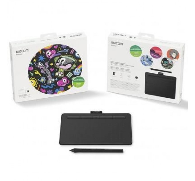 Wacom Графічний планшет Wacom Intuos S Bluetooth black (CTL-4100WLK-N)