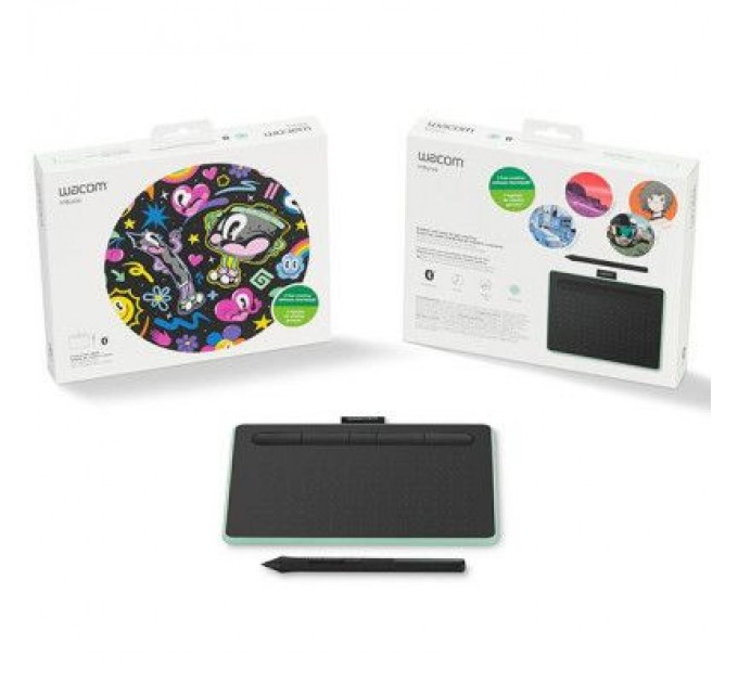 Wacom Графічний планшет Wacom Intuos S Bluetooth pistachio (CTL-4100WLE-N)