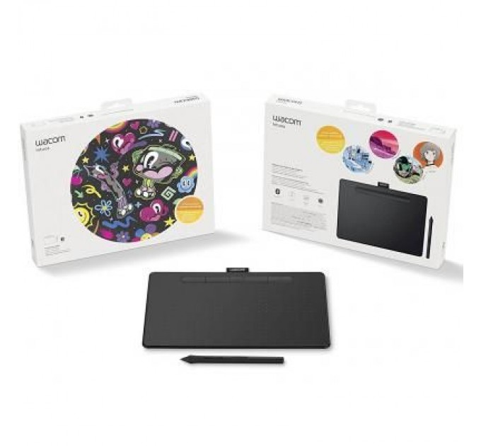 Wacom Графічний планшет Wacom Intuos M Bluetooth black (CTL-6100WLK-N)