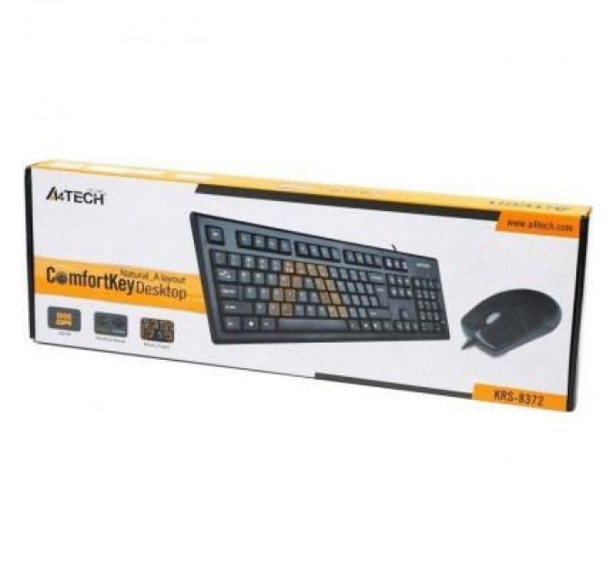 A4Tech Комплект A4Tech KRS-8372 USB Black