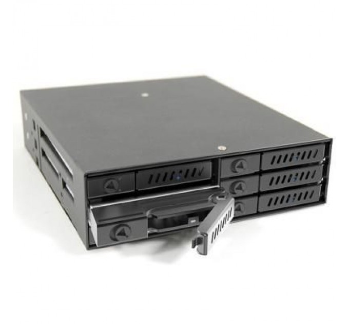 Chieftec Бекплейн Chieftec 1x5.25"/6x2.5" Hot-Swap Metal (CMR-625)