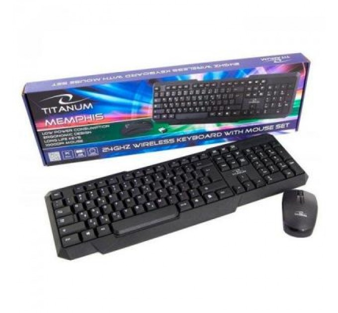 Esperanza Комплект Esperanza Titanum Memphis TK108UA Black (TK108UA)