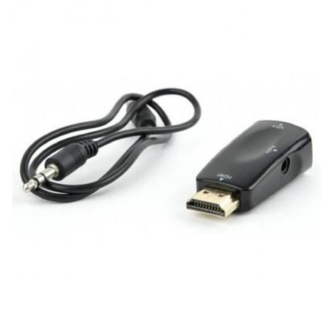 Cablexpert Перехідник HDMI в VGA и стерео-аудио Cablexpert (AB-HDMI-VGA-02)