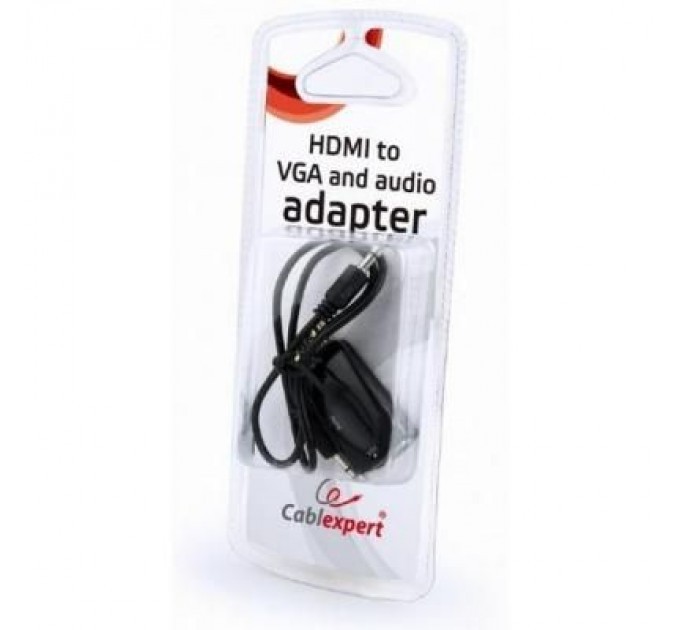 Cablexpert Перехідник HDMI в VGA и стерео-аудио Cablexpert (AB-HDMI-VGA-02)
