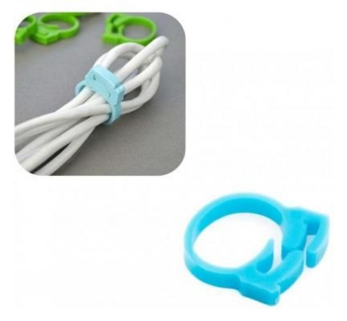 Extradigital Тримач для кабелю Extradigital Cable Clips CC-901 (Blue) * 6 (KBC1706)