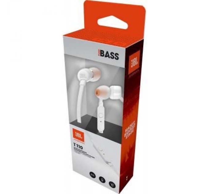 JBL Навушники JBL T110 White (T110WHT)