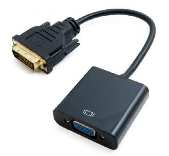 Extradigital Перехідник DVI-D Dual Link (Male)-VGA (Female), 0.15 m Extradigital (KBV1685)