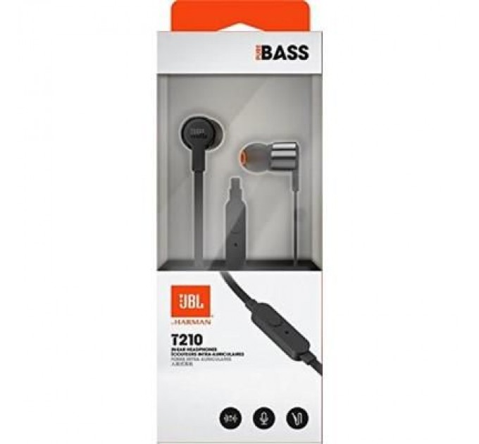 JBL Навушники JBL T210 Black (JBLT210BLK)