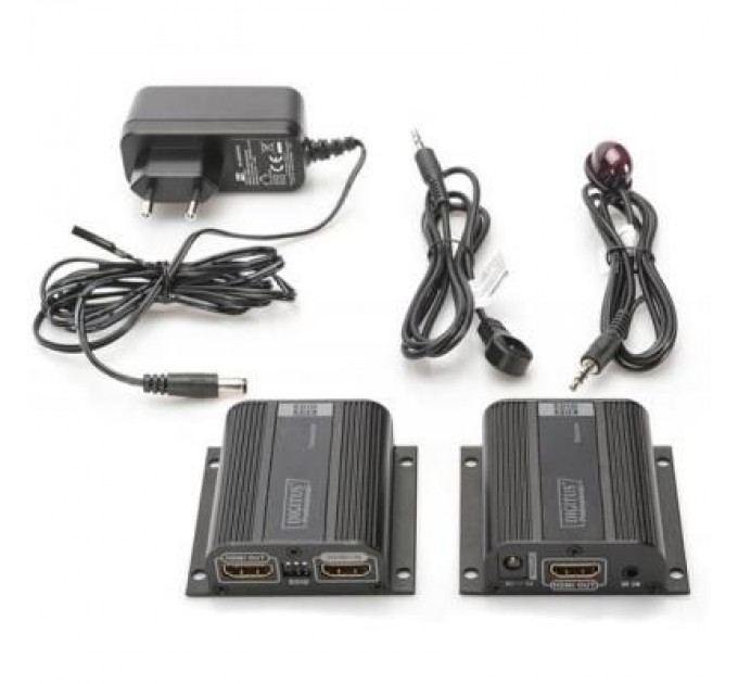 Digitus Перехідник HDMI UTP 50m Black Digitus (DS-55100-1)