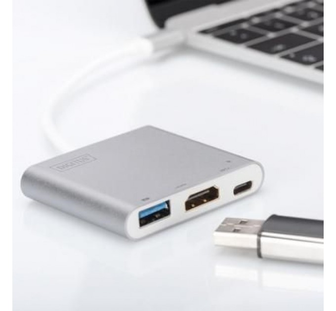 Digitus Перехідник Type-C to HDMI/USB 3.0/Type-C Digitus (DA-70838-1)