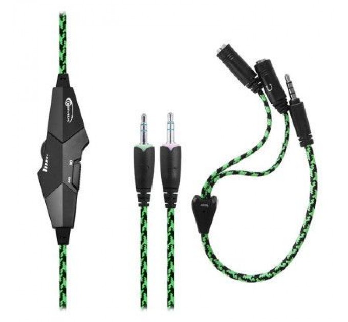 Gemix Навушники Gemix X-350 black-green