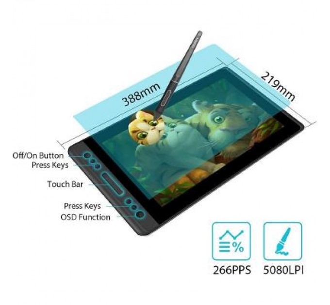 Huion Графічний планшет Huion Kamvas Pro 13 (PRO13)