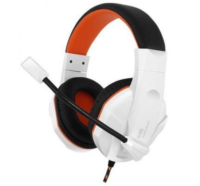 Gemix Навушники Gemix N20 White-Black-Orange Gaming