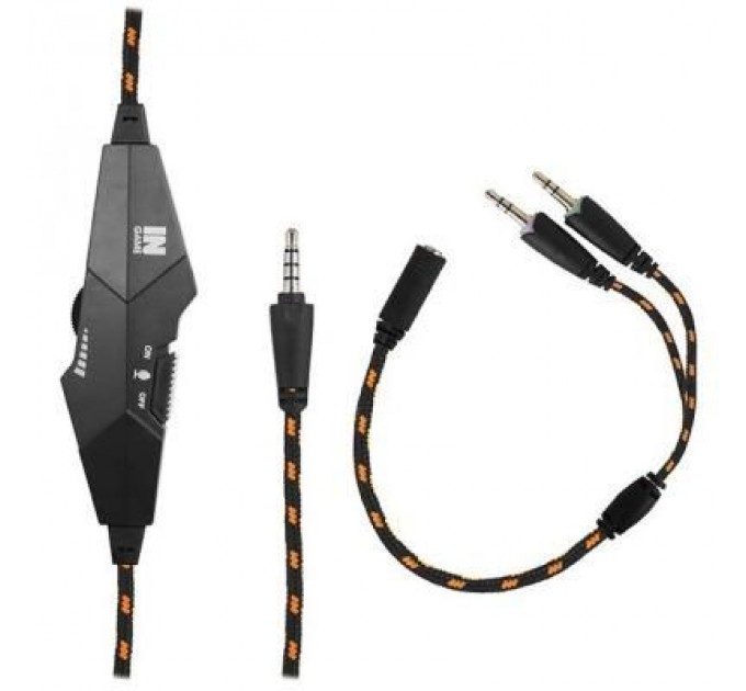 Gemix Навушники Gemix N20 White-Black-Orange Gaming