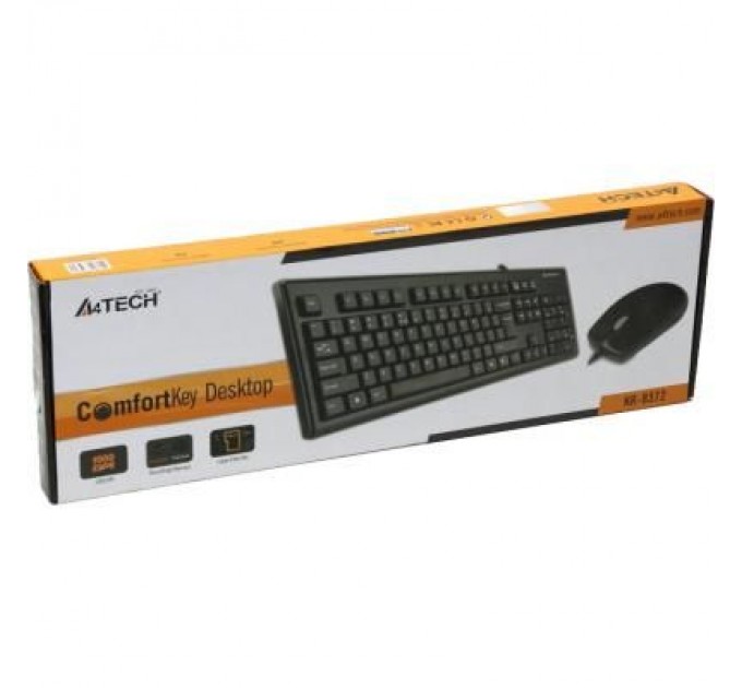 A4Tech Комплект A4Tech KR-8372 USB Black