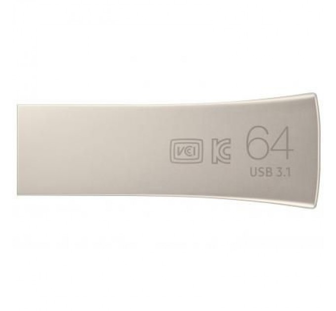 Samsung USB флеш накопичувач Samsung 64GB Bar Plus Silver USB 3.1 (MUF-64BE3/APC)