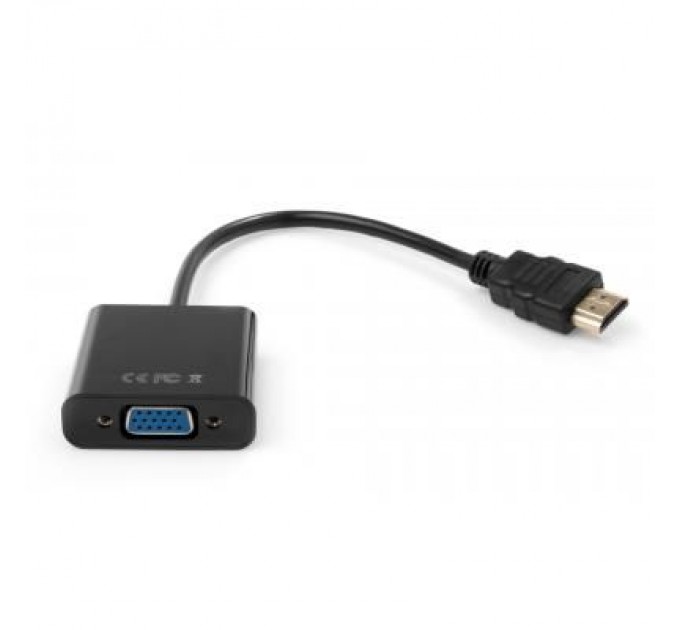 Vinga Перехідник HDMI to VGA 1080p Vinga (VCPAHDMIM2VGAFBK)