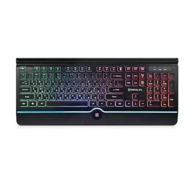 REAL-EL Клавіатура REAL-EL 8000 Comfort Backlit Black
