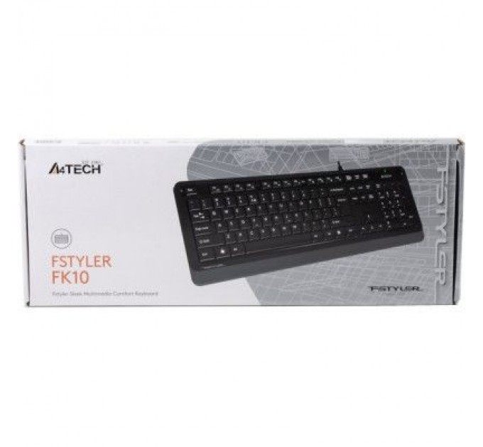 A4Tech Клавіатура A4Tech FK10 Grey
