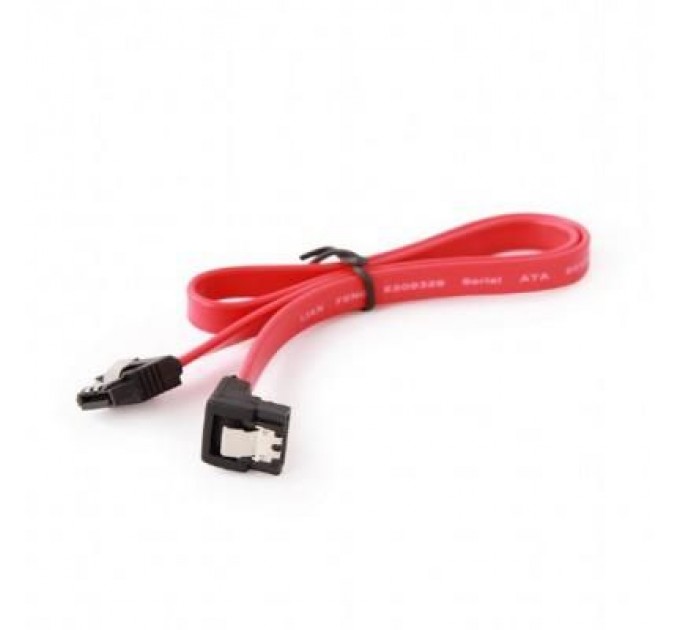 Cablexpert Кабель для передачі даних SATA III 0.1m угловой Cablexpert (CC-SATAM-DATA90-0.1M)