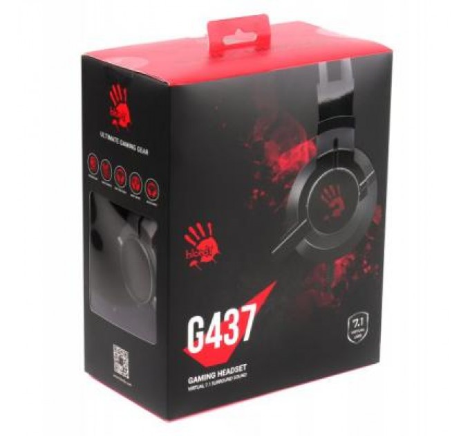 A4Tech Навушники A4Tech G437 Bloody Black