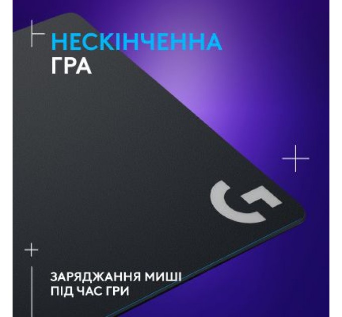 Logitech Килимок для мишки Logitech G PowerPlay Charging System Mouse Pad (943-000110)