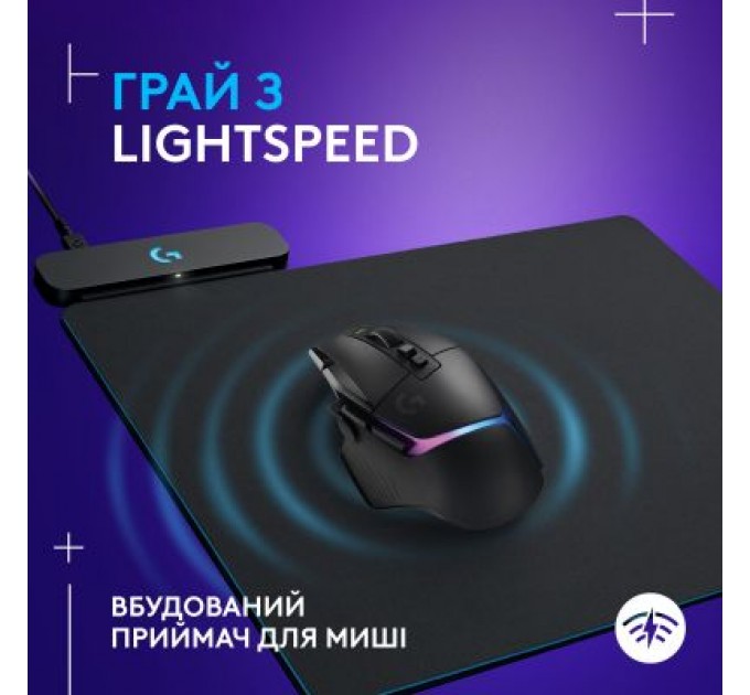 Logitech Килимок для мишки Logitech G PowerPlay Charging System Mouse Pad (943-000110)