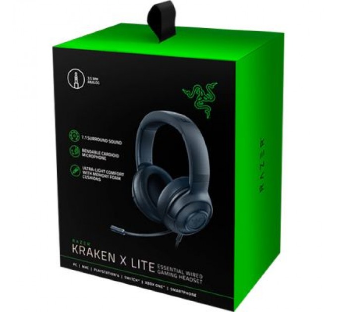 Razer Навушники Razer Kraken X Lite (RZ04-02950100-R381/R3M1)