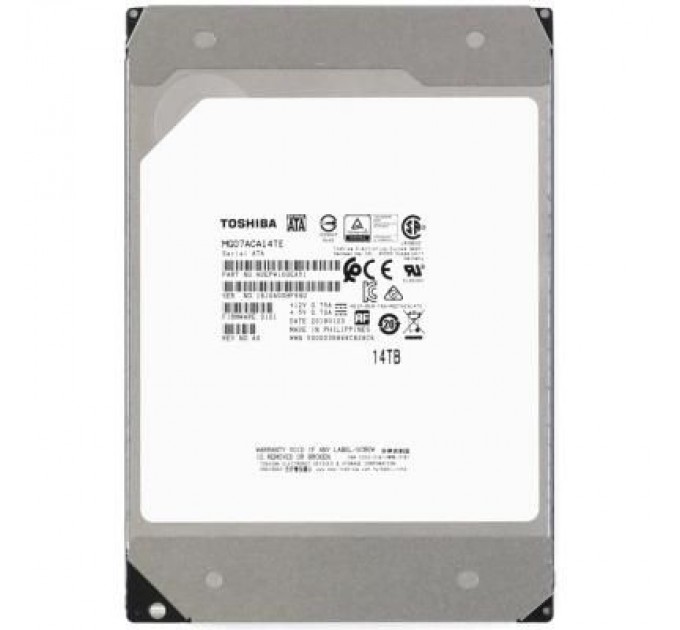Toshiba Жорсткий диск для сервера 3.5'' 14TB Toshiba (MG07ACA14TE)