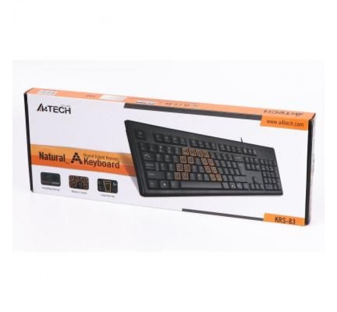 A4Tech Клавіатура A4Tech KRS-83 USB Black