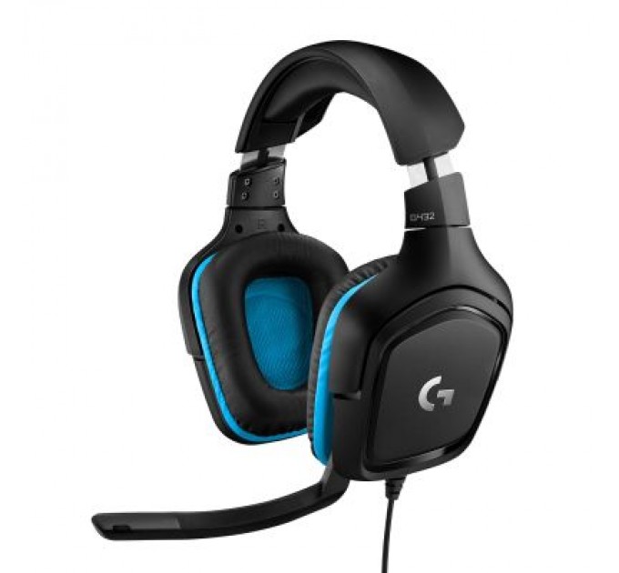 Logitech Навушники Logitech G432 7.1 Surround Sound Wired Gaming Headset (981-000770)