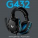 Logitech Навушники Logitech G432 7.1 Surround Sound Wired Gaming Headset (981-000770)