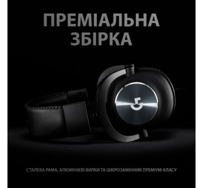 Logitech Навушники Logitech G PRO X Gaming Headset Black (981-000818)