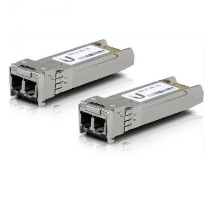 Ubiquiti Модуль SFP Ubiquiti MM, LC module, 10 Gbps, 850nm, 0.3km * 2 (UF-MM-10G)