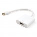 Vinga Перехідник Mini Display port M to HDMI F white Vinga (VCPMDPHDMIWH)