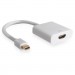 Vinga Перехідник Mini Display port M to HDMI F white Vinga (VCPMDPHDMIWH)