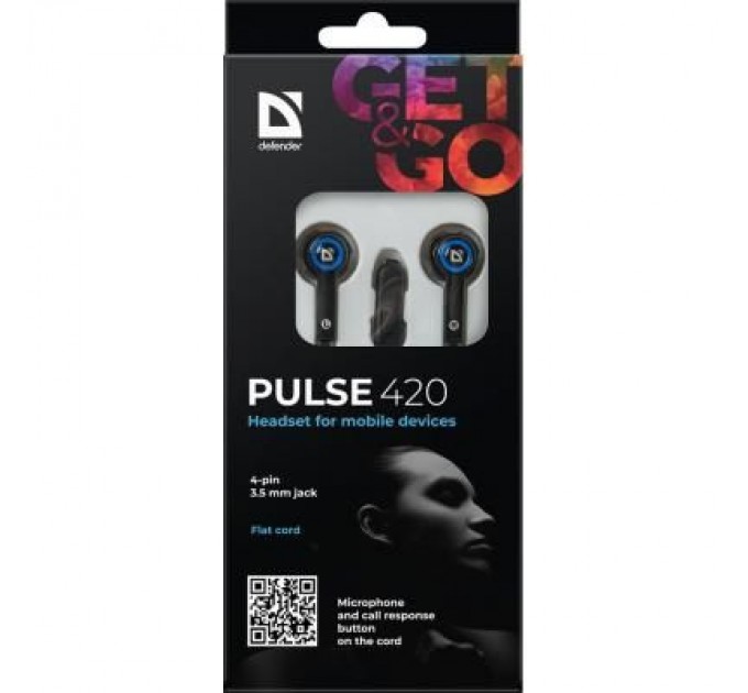 Defender Навушники Defender Pulse 420 Blue (63423)