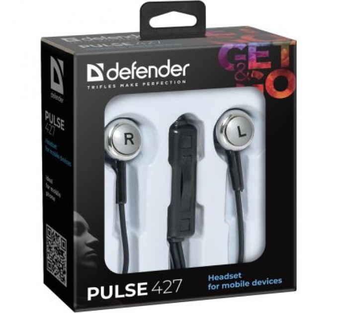Defender Навушники Defender Pulse 427 Black (63427)