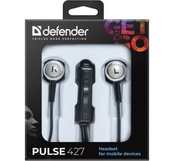 Defender Навушники Defender Pulse 427 Black (63427)