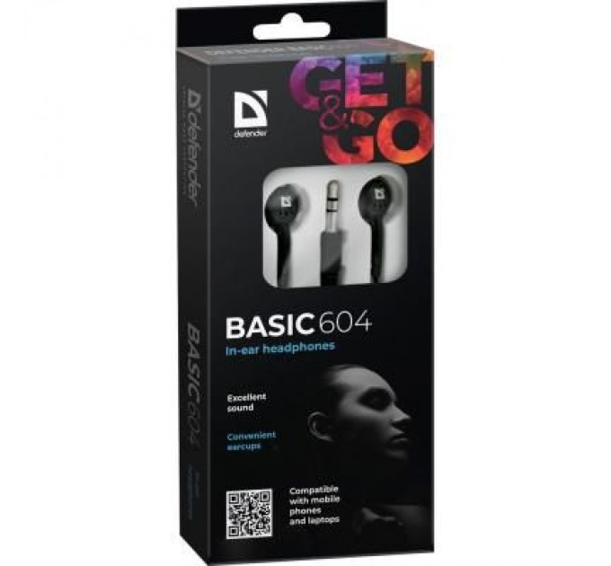 Defender Навушники Defender Basic 604 Black (63604)