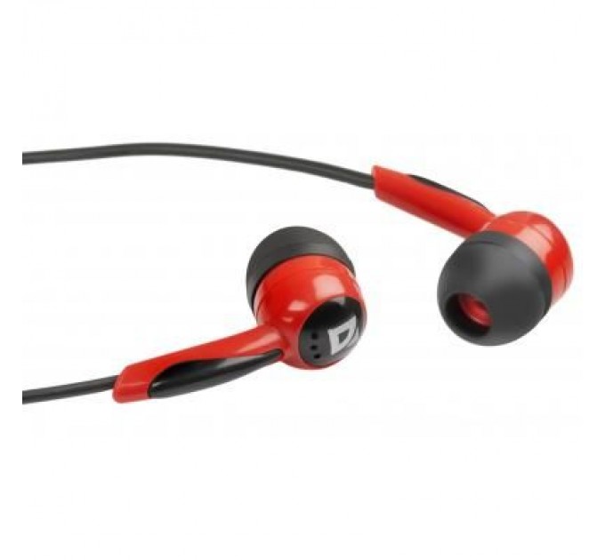Defender Навушники Defender Basic 604 Black-Red (63605)