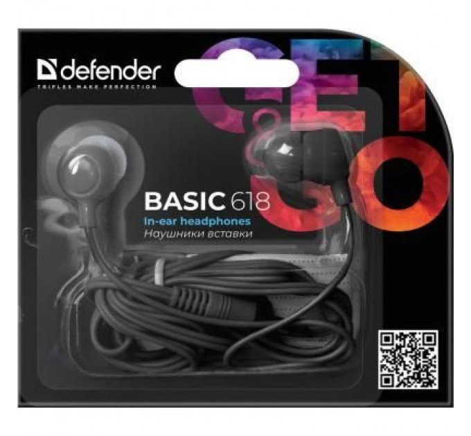 Defender Навушники Defender Basic 618 Black (63618)