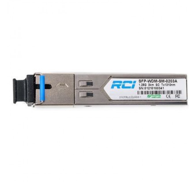 RCI Модуль SFP 1G, 3km, SC, Tx 1310nm RCI (SFP-WDM-SM-0203A)