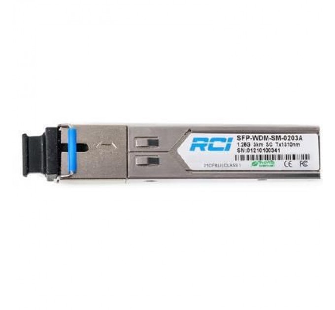 RCI Модуль SFP 1G, 20km, SC, Tx 1550nm RCI (SFP-WDM-SM-0220BD)
