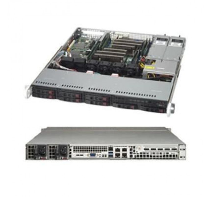 Supermicro Серверна платформа Supermicro CSE-113MFAC2-R804CB