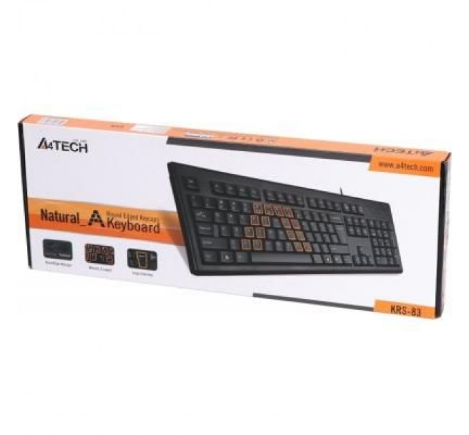 A4Tech Клавіатура A4Tech KRS-83 PS/2 Black