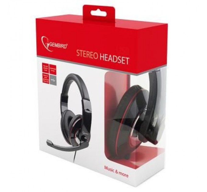 Gembird Навушники Gembird MHS-001 Black (MHS-001)
