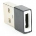Cablexpert Перехідник USB2.0, А-папа/C-мама Cablexpert (A-USB2-AMCF-01)