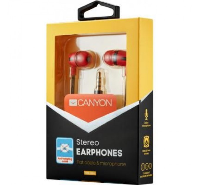 Canyon Навушники Canyon CNS-CEP4R Red (CNS-CEP4R)